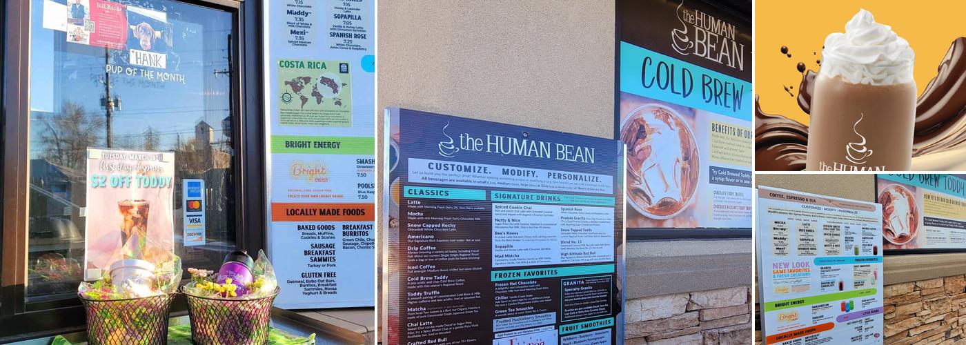 The Human Bean Menu