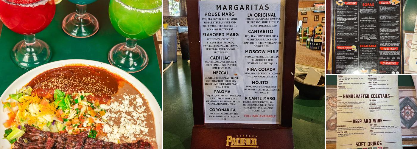 3 Margaritas Menu