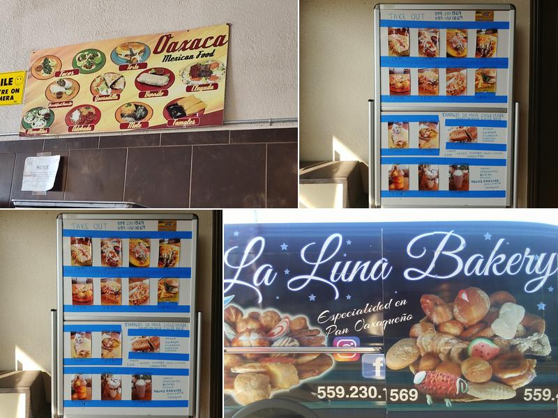 La Luna Bakery & Cafe Menu