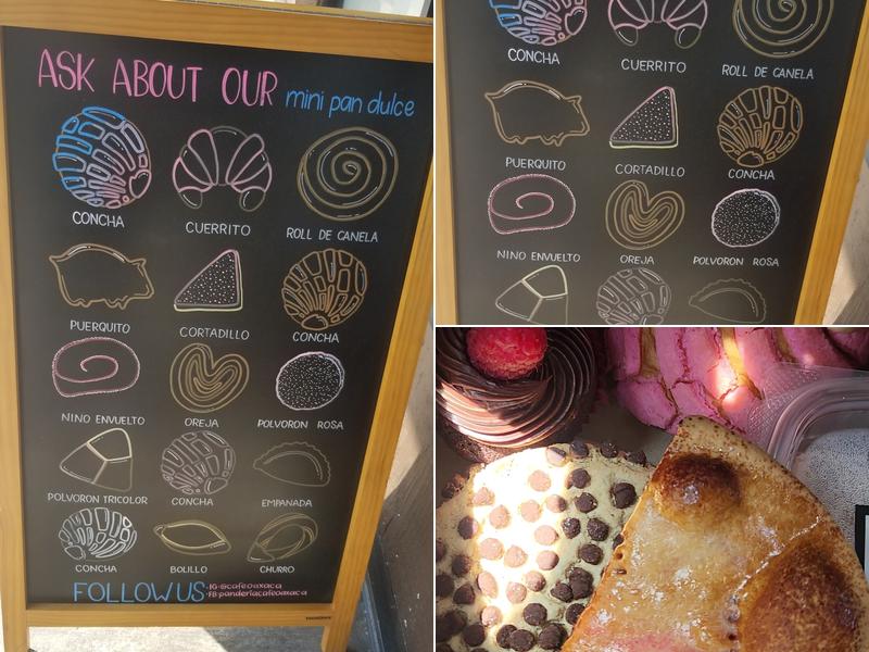 Panaderia Cafe Oaxaca Menu