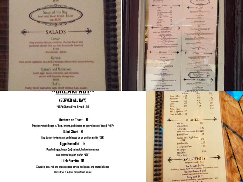 Nibbles Eatery Menu