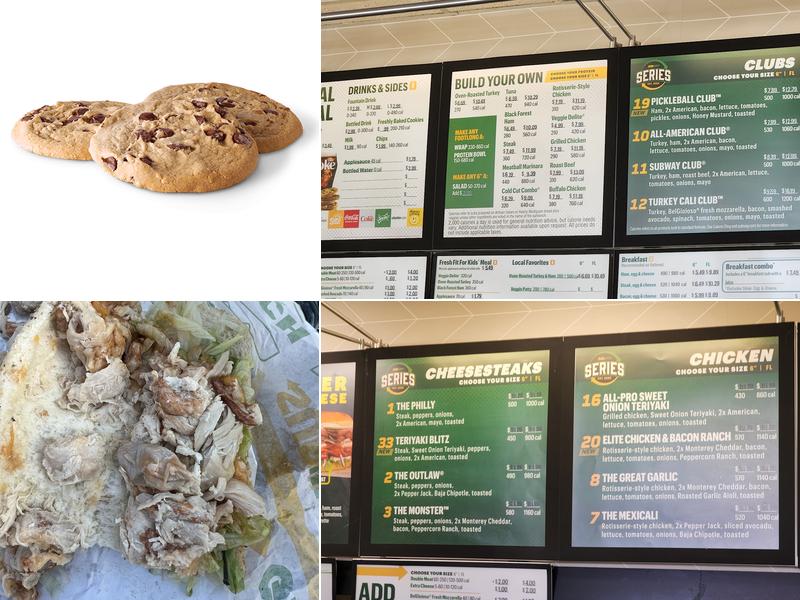 Subway Menu