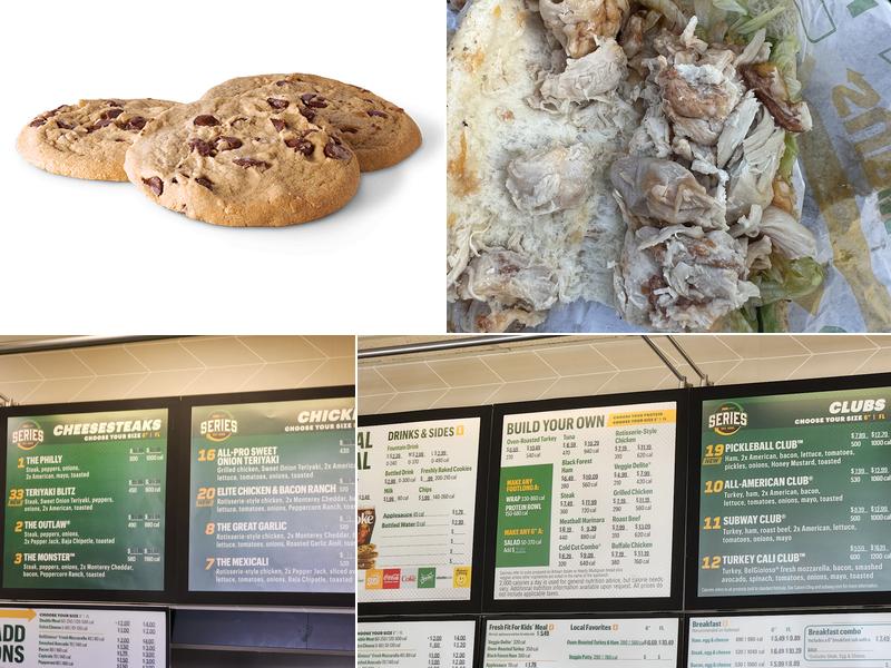 Subway Menu