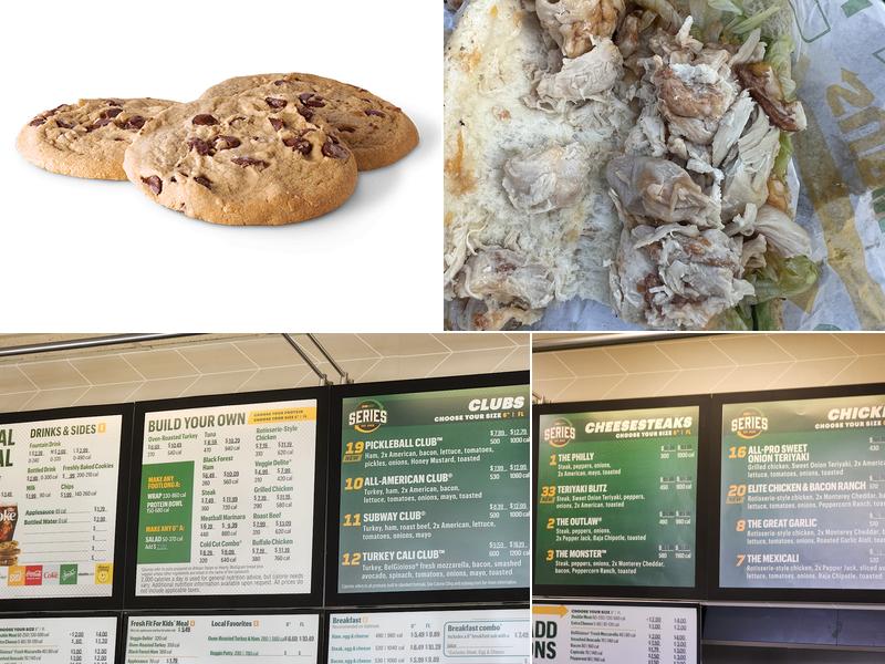 Subway Menu