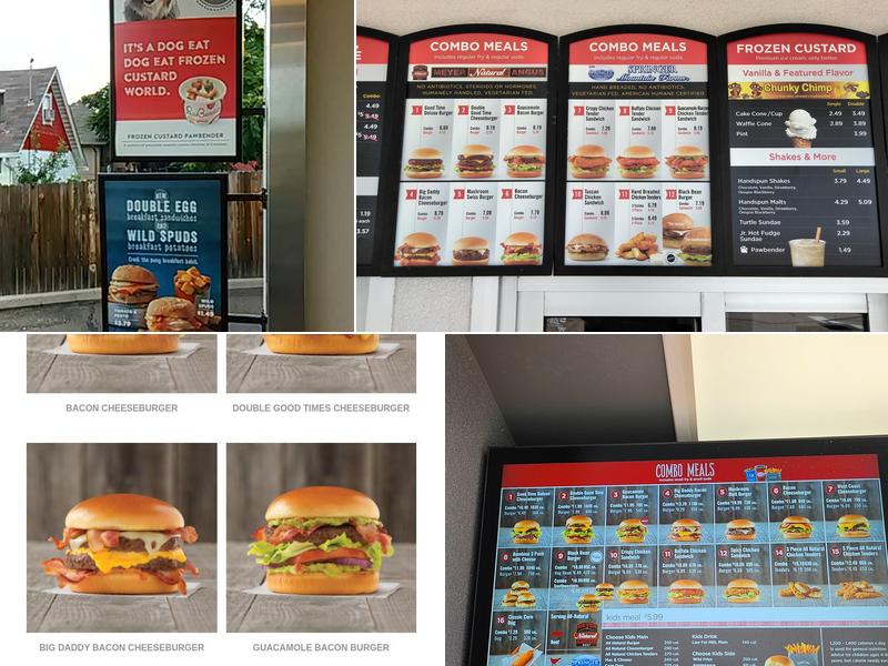 Good Times Burgers & Frozen Custard Menu