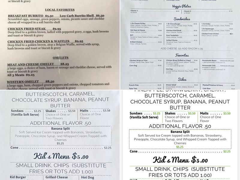 Daisy Queen Menu
