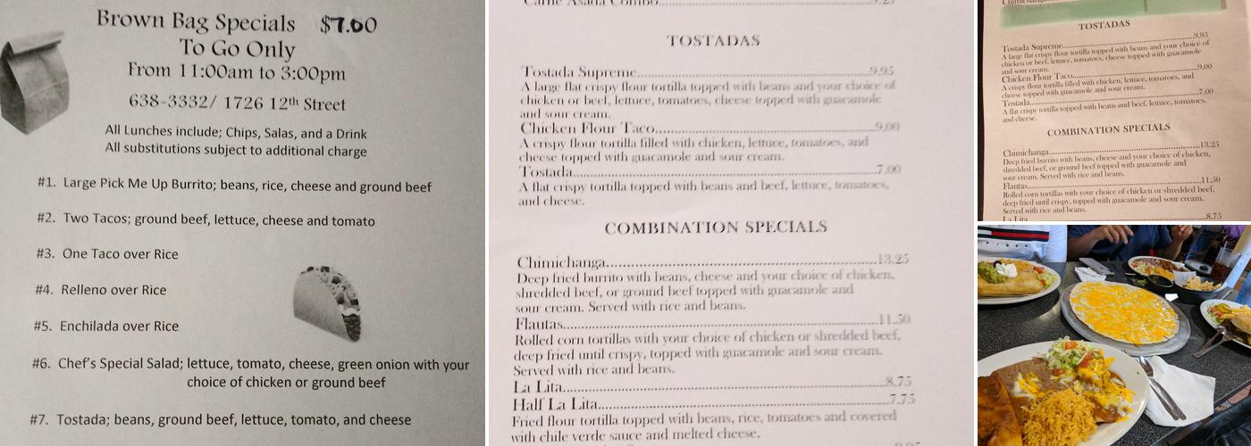 El Monte Restaurant Menu