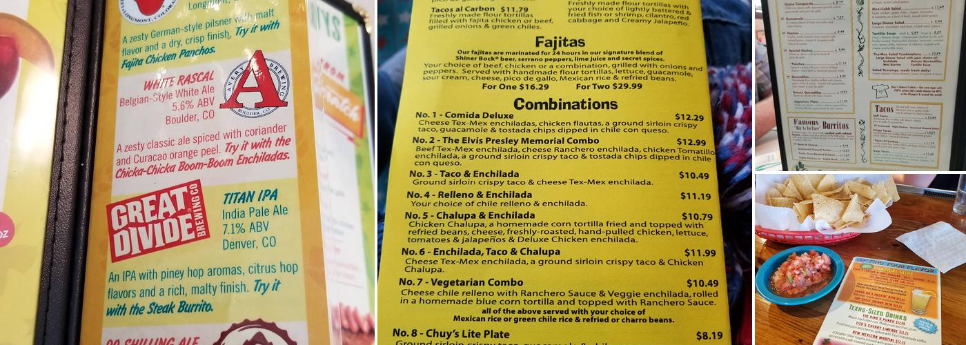 Chuy's Menu