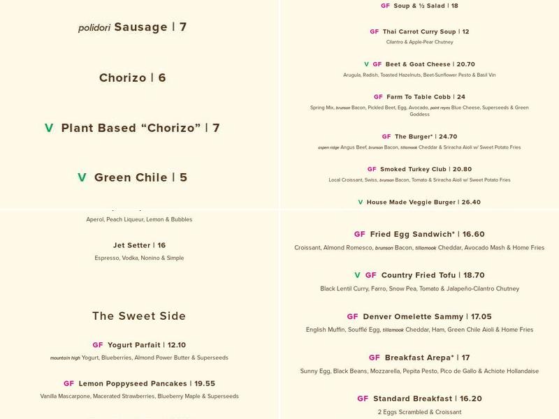 Root Down Menu