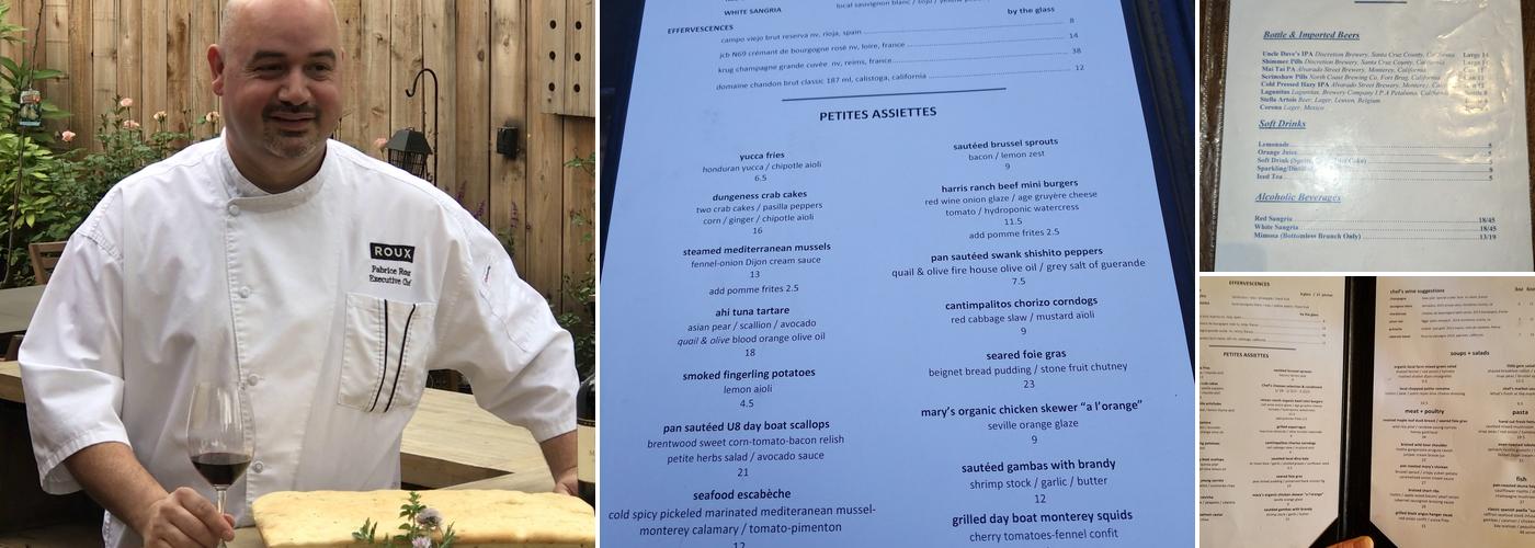 ROUX Menu
