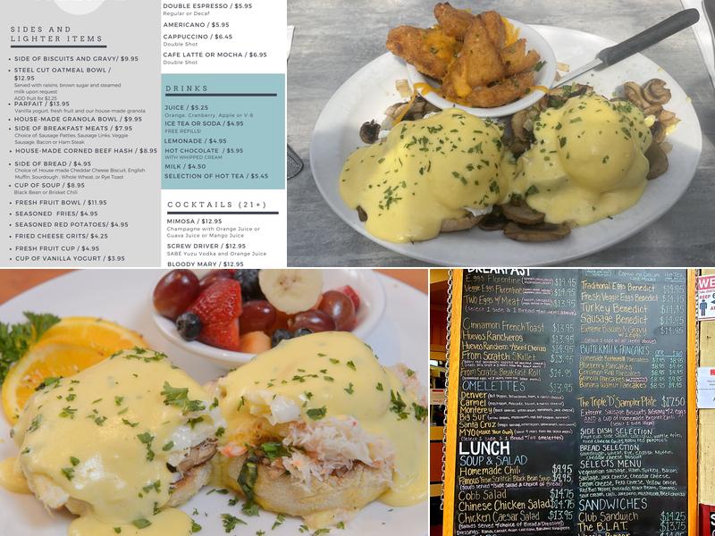 From Scratch Restaurant Menu