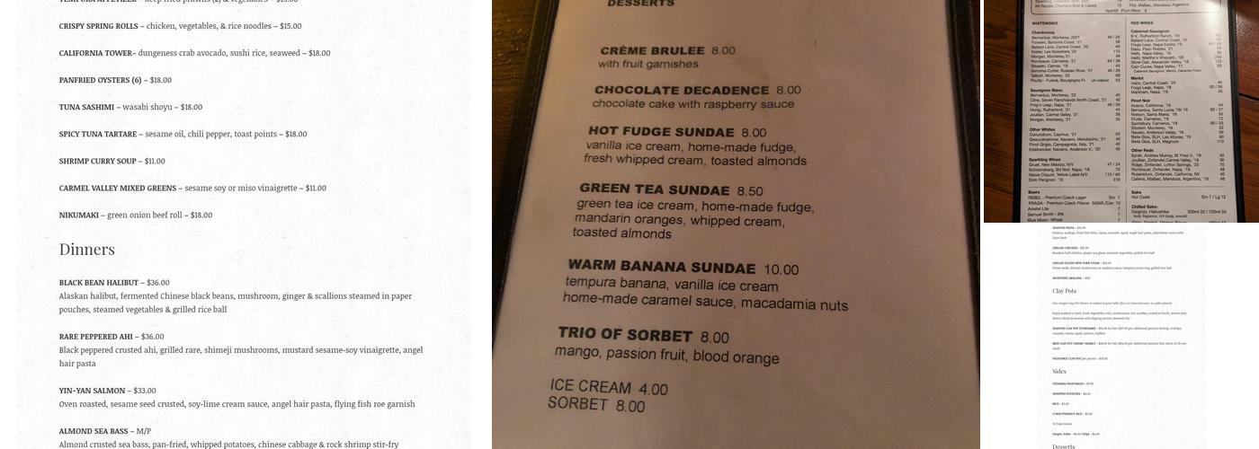 Flying Fish Grill Menu