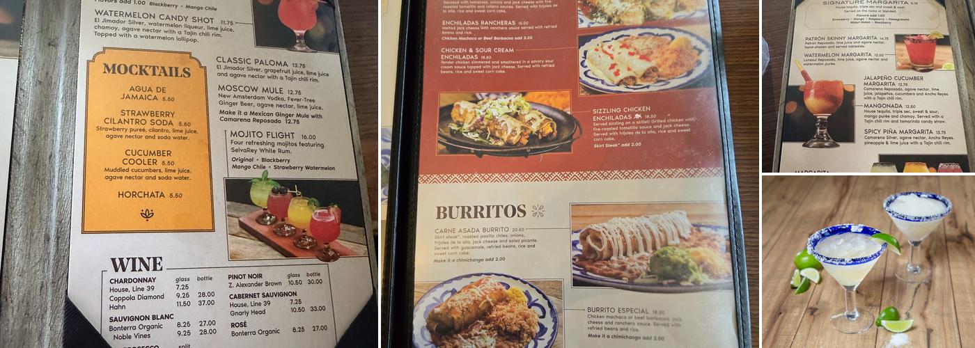 El Torito Menu