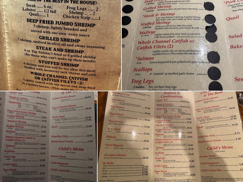 Steak Inn Menu