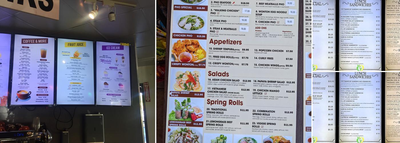 Green Bakery & Cafe Menu