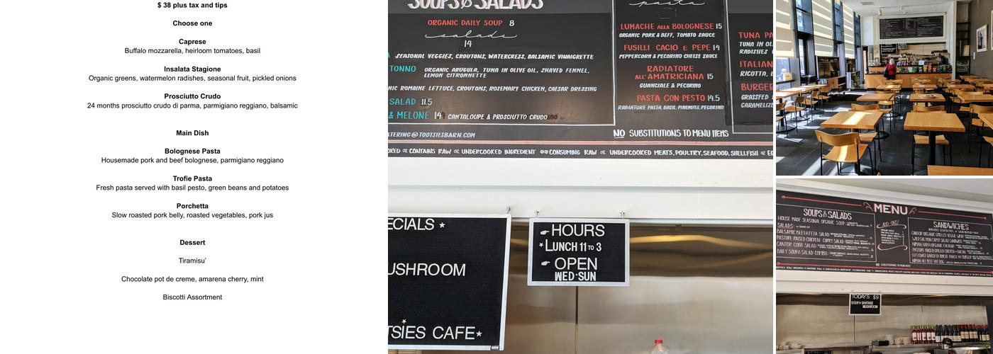 Cool Cafe Menu