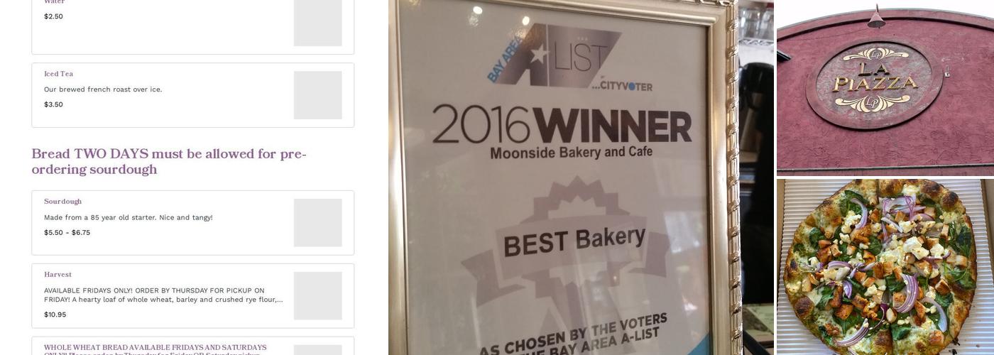 Moonside Bakery & Cafe Menu