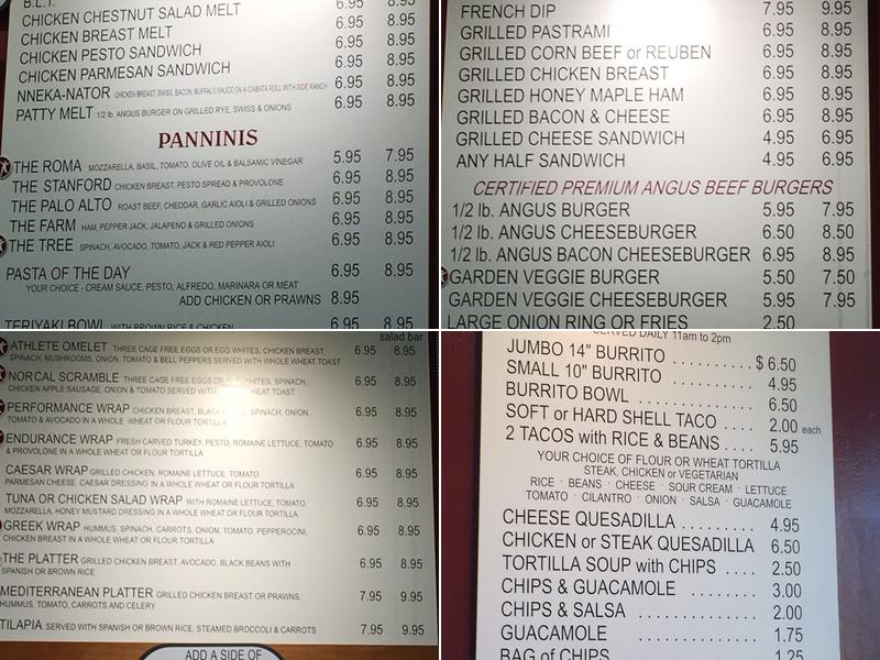 Jimmy V's Sports Café Menu