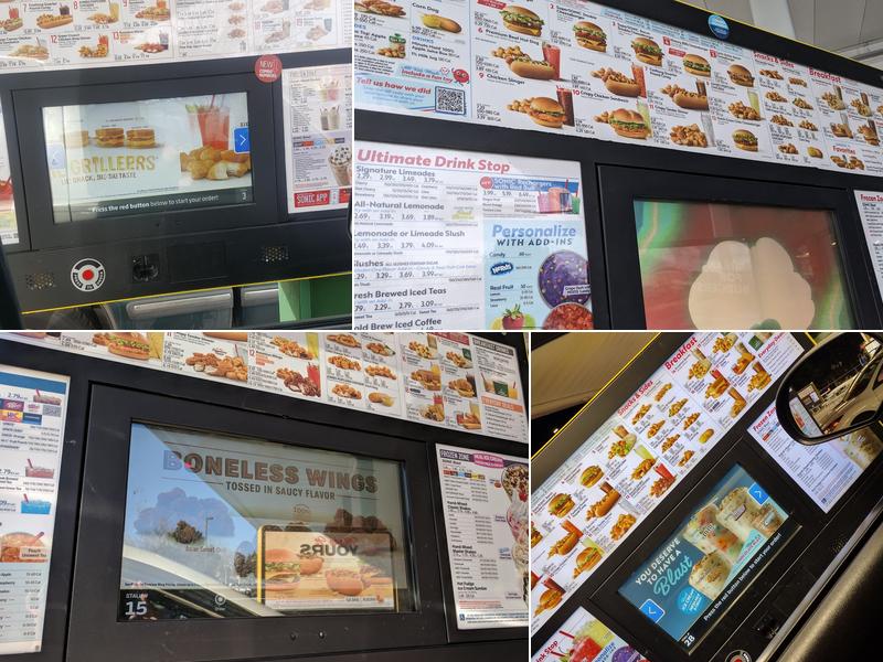Sonic Drive-In Menu