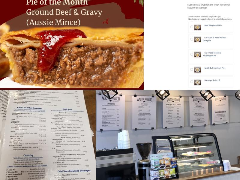 Waltzing Kangaroo Menu