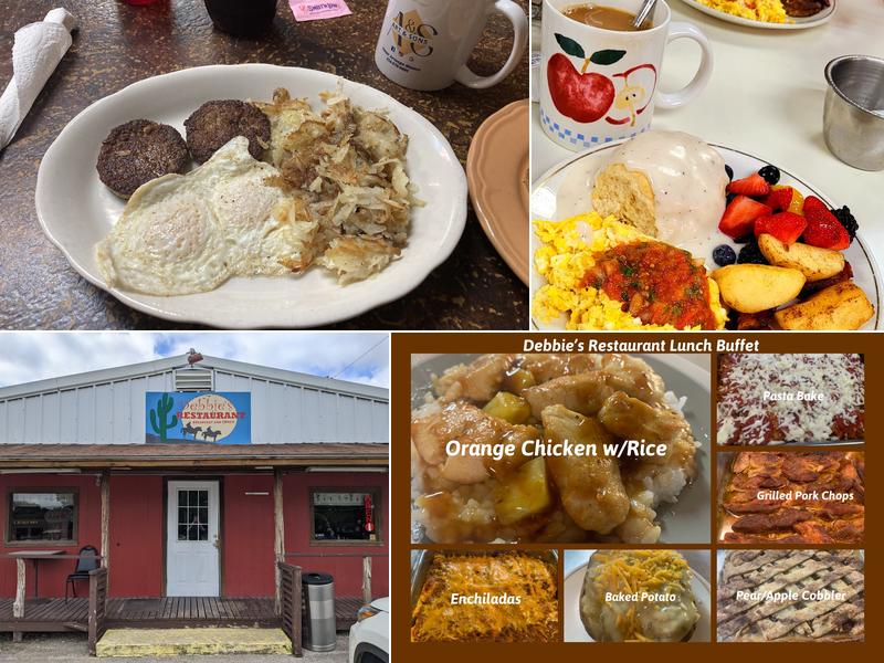Debbie’s Restaurant 1102 NE Big Bend Trail, Glen Rose