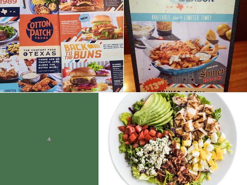 Cotton Patch Cafe Menu