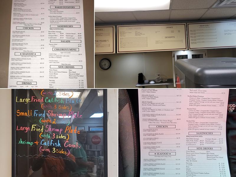 A & A Bar-B-Que Menu