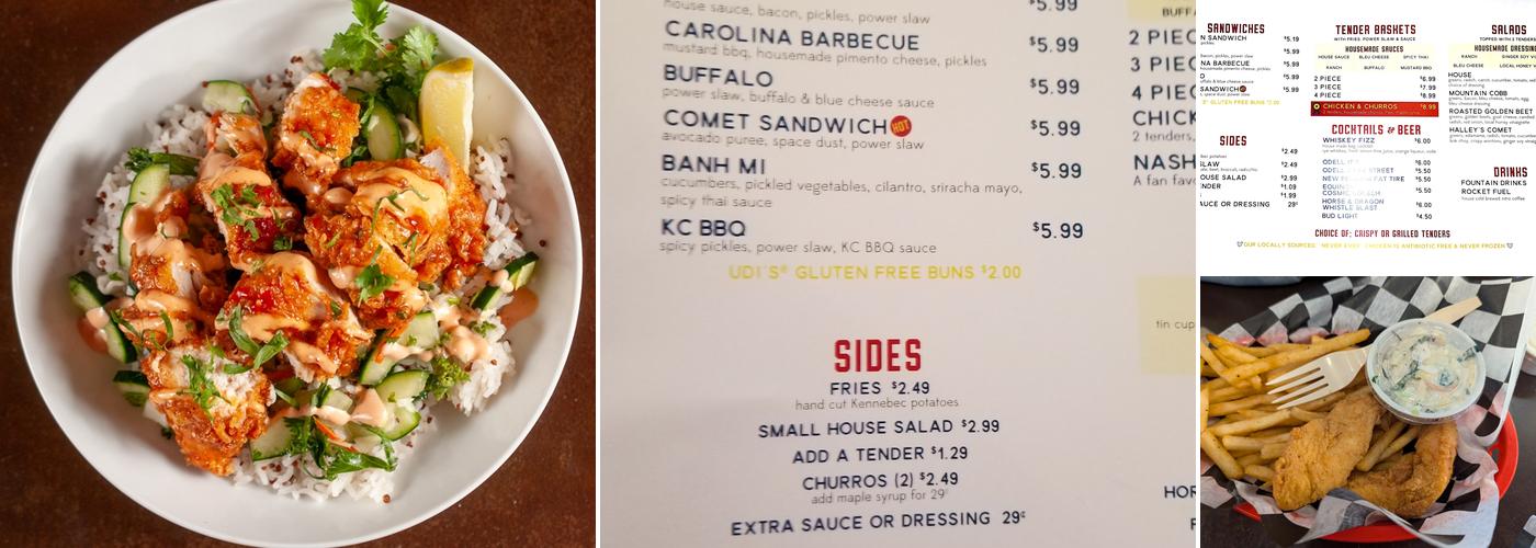 Comet Chicken Menu