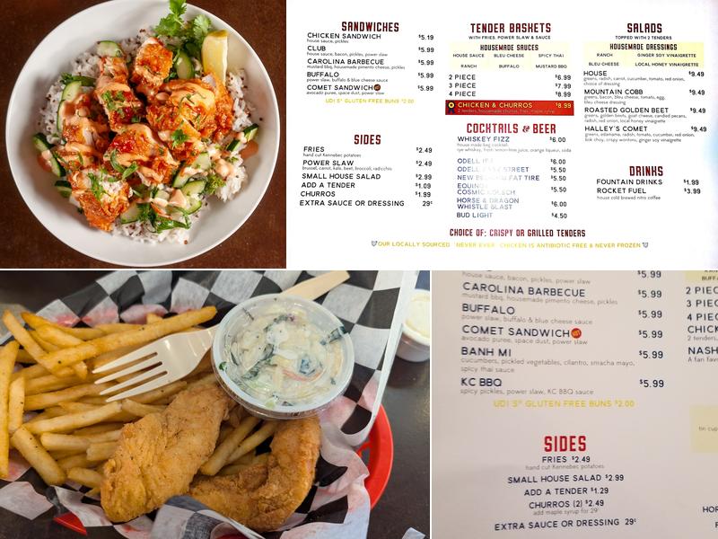 Comet Chicken Menu