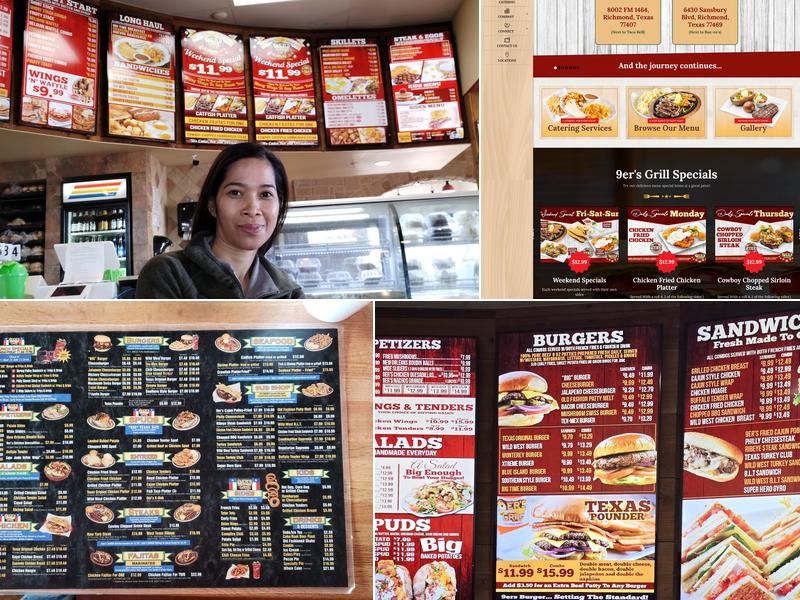 9er's Grill @ Bay City Menu