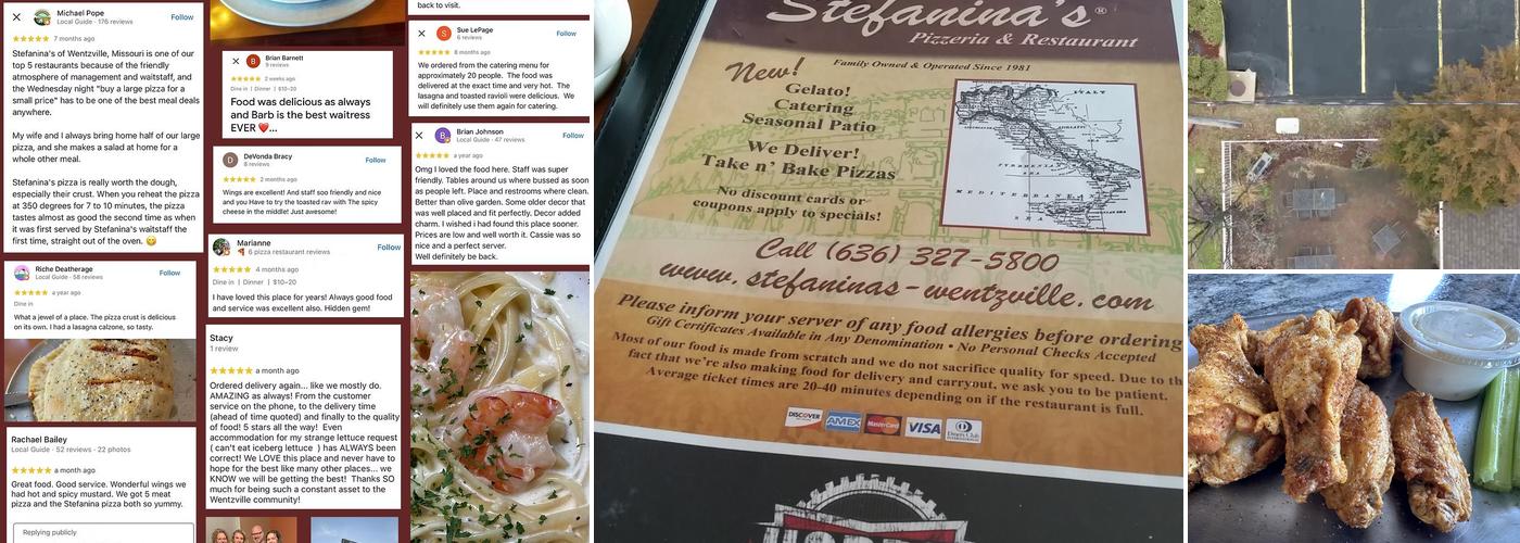 Stefanina's Pizzeria Menu