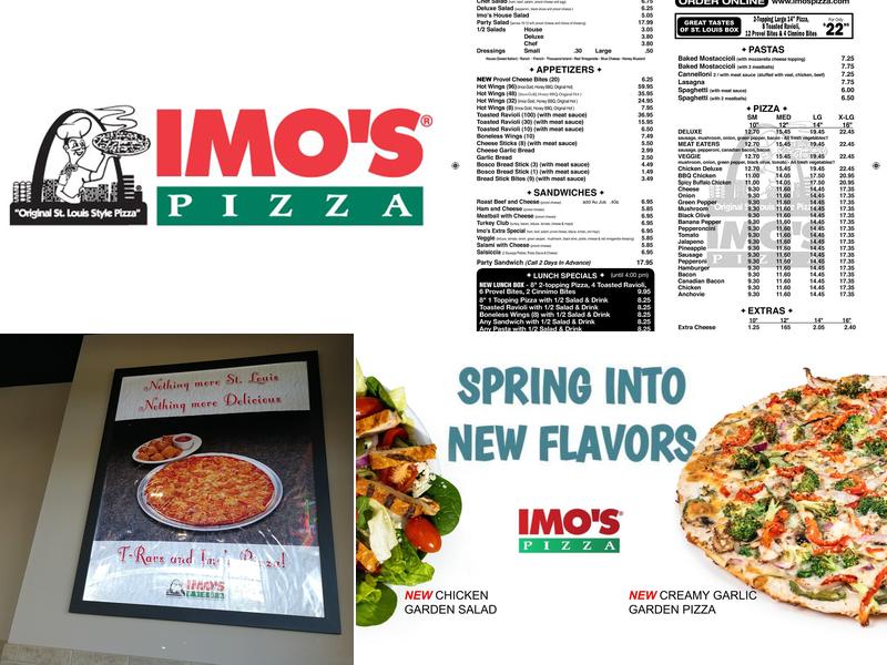 Imo's Pizza Menu