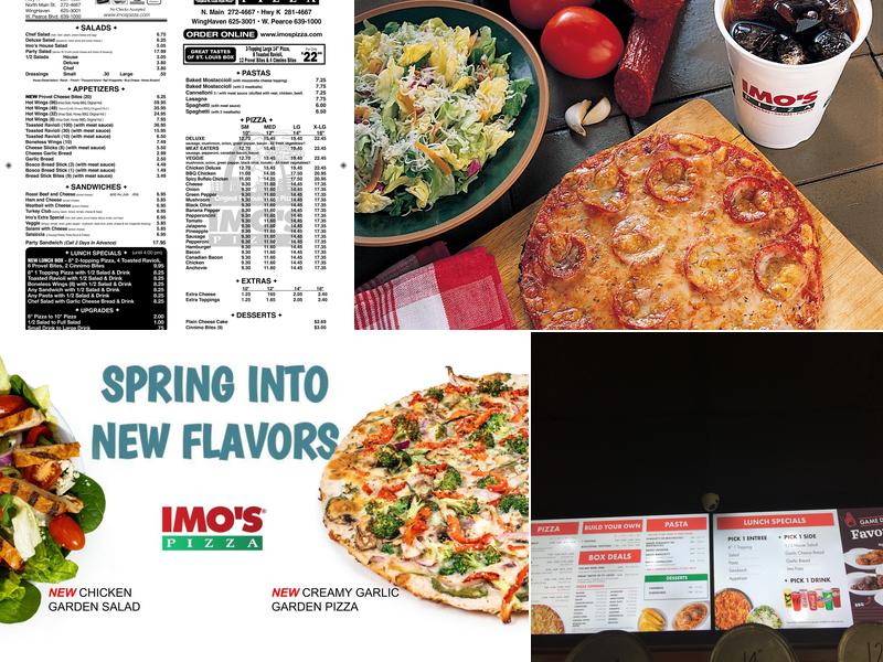 Imo's Pizza Menu