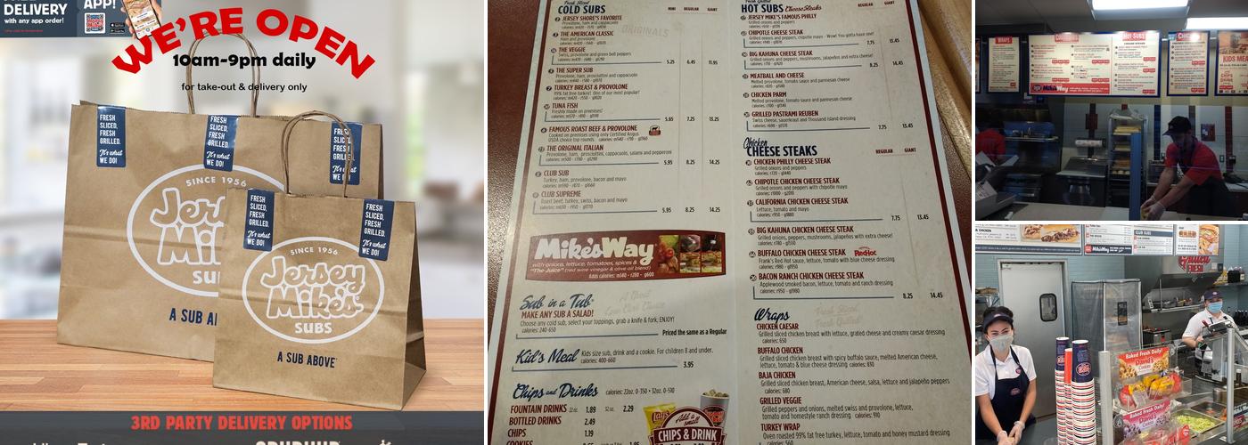 Jersey Mike's Subs Menu