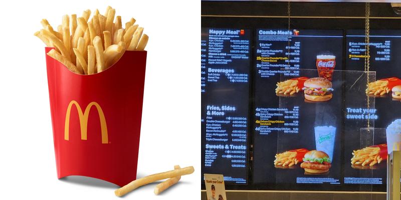 McDonald's Menu
