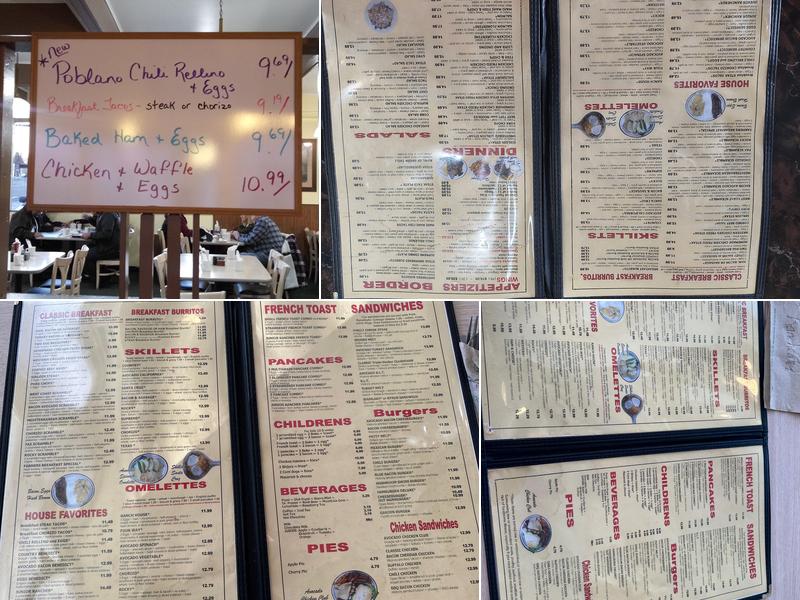 Ranch House Cafe Menu