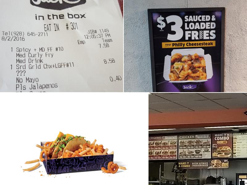 Jack In The Box Menu