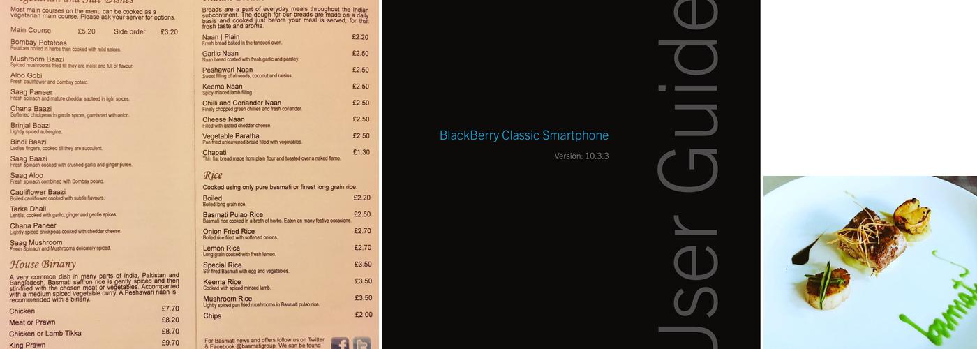 Basmati Indian Restaurant Chichester Menu