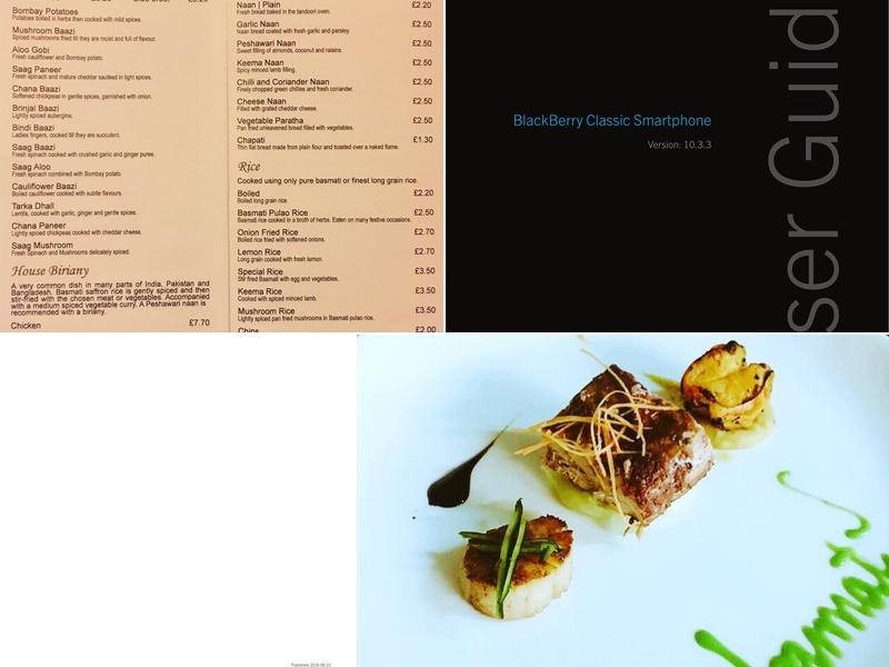 Basmati Indian Restaurant Chichester Menu