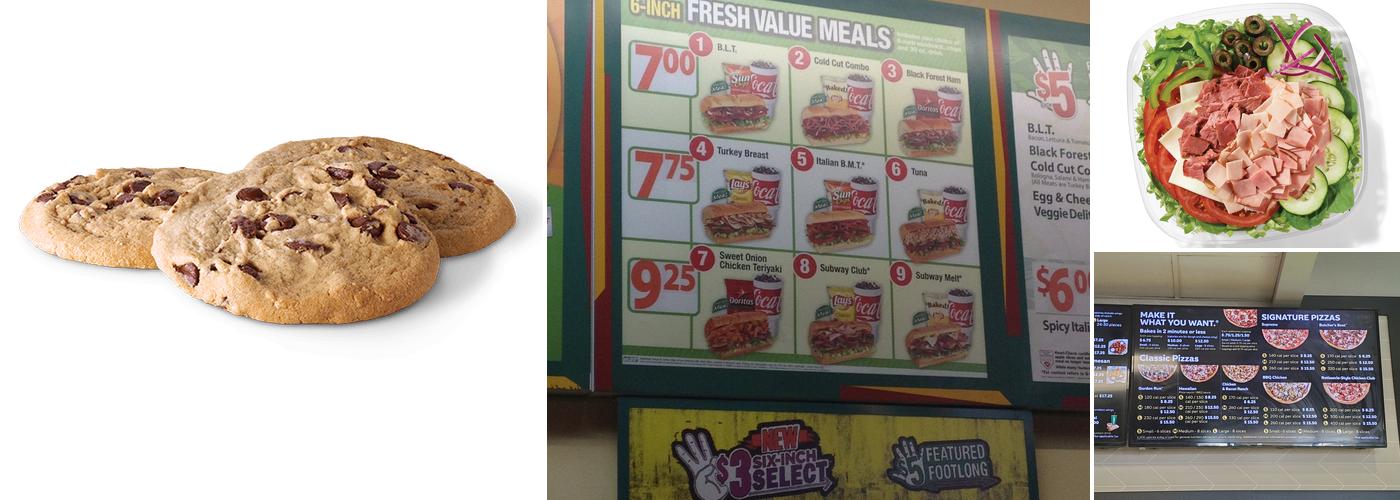 Subway Menu