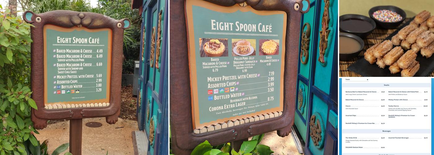 Eight Spoon Café Menu