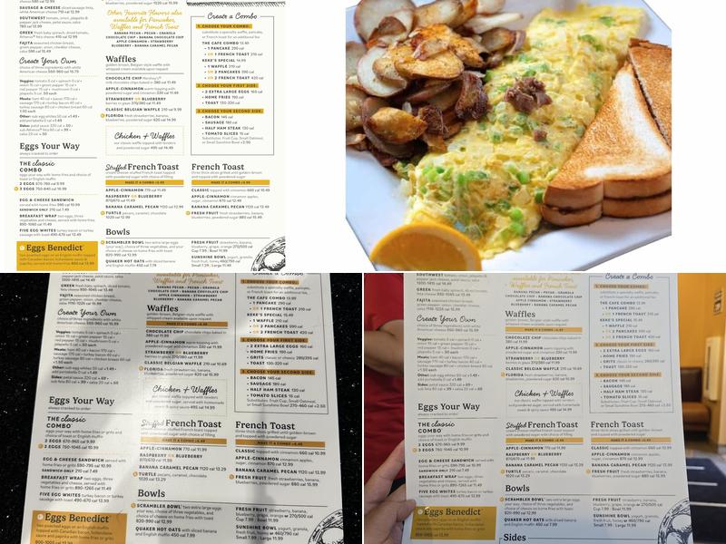 Keke's Breakfast Cafe Menu
