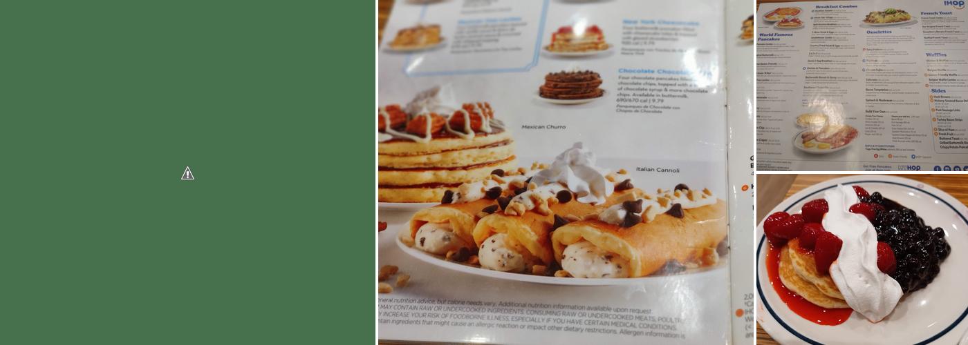IHOP Menu