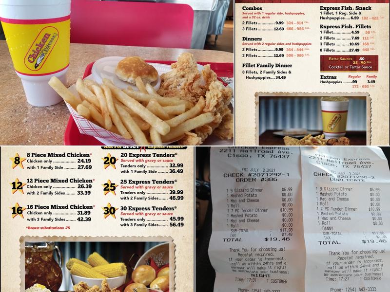 Chicken Express Menu