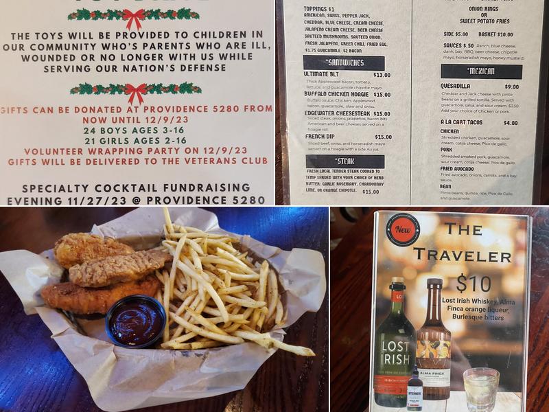 Providence At 5280 Menu