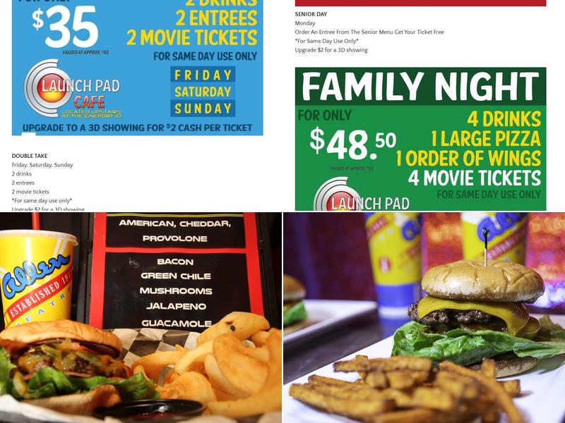 Launch Pad Cafe Menu