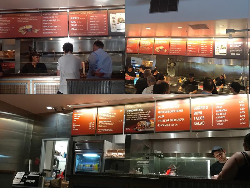 Chipotle Mexican Grill Menu