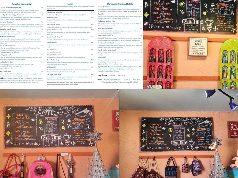 Cafe de Mesilla Menu