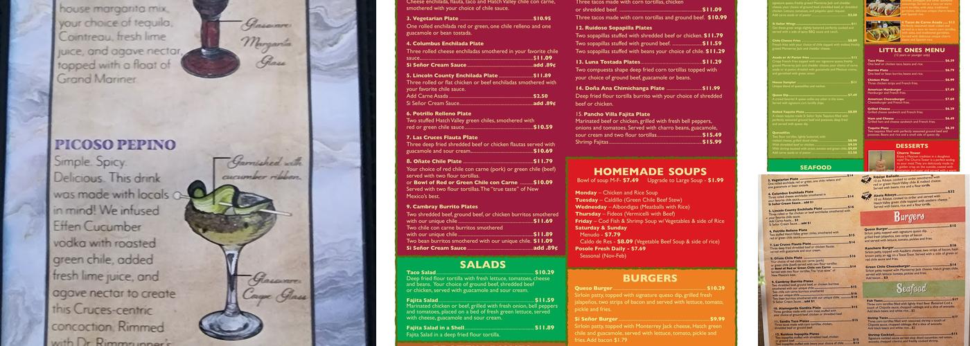 Si Señor Restaurant Menu
