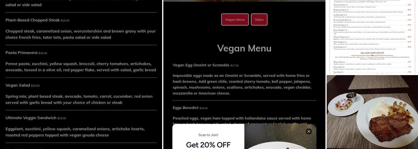 A Bite Of Belgium Menu